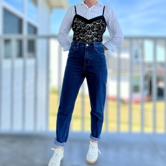 Rebecca Taylor Black Lace Camisole Tank Top Size 8 - Picture 16 of 16